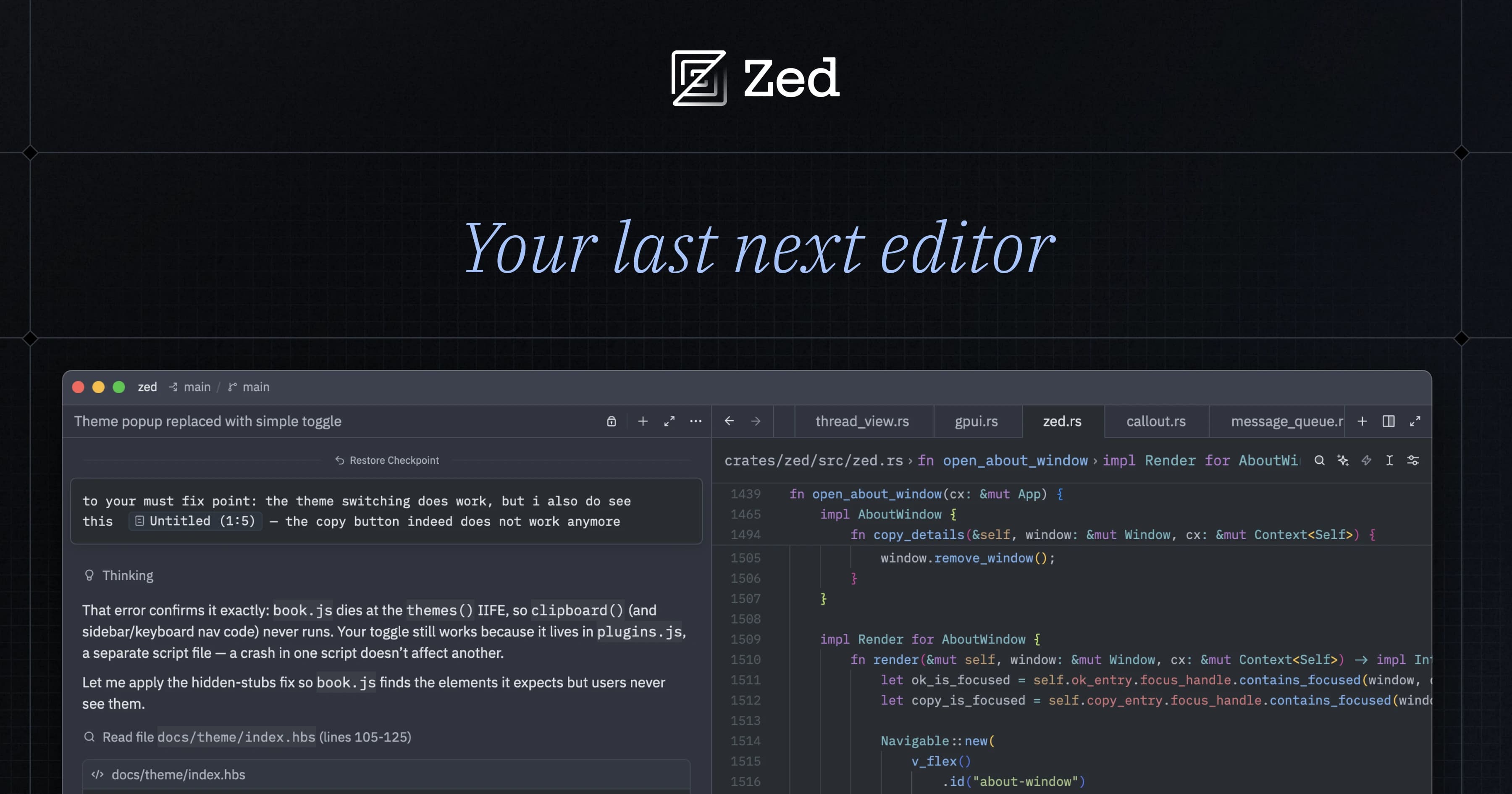 Zed app icon